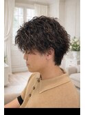 メンズカット　メンズパーマ　　ツイストスパイラル那覇真嘉比