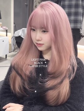 ジィルム 高崎西口店(XELM) 韓国レイヤーカット/ブリーチ/レイヤーカット/ハッシュカット