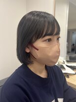 リノアバイフェリア(LINO’A by felia)&nbsp;スッキリまとまる丸みボブ◎インナーカラー