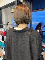フィルム(FiLMs)&nbsp;透明感ブラウンベージュ/ショートボブ/ストレート