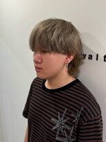 ウォルト(walt) 栄 メンズ ミルクティグレージュ ウルフ