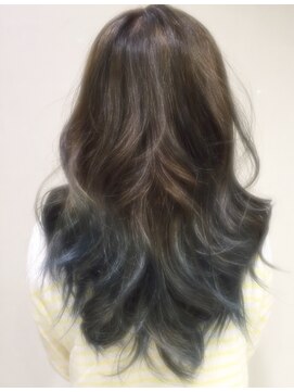 アース コアフュールボーテ 松本庄内店(EARTH coiffure beaute) ブルージュ　グラデーションカラー　【松本美容室】
