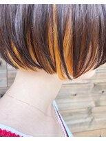 ルーナヘアー(LUNA hair)&nbsp;『京都 山科 ルーナ』インナーオレンジ☆【草木真一郎】