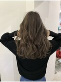 ハイトーングレージュ＋ハイライト