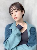 AUSTIN☆外ハネボブアッシュブラウンネオウルフツイストパーマ