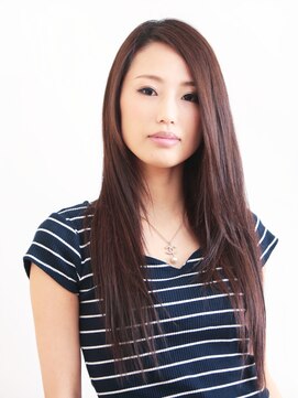 キズナ(KIZUNA) ストレートはクールにカッコ良く☆ストレートアッシュロング☆