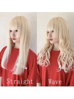 あるじゃんすー さいたま店&nbsp;ホワイトブロンド#シールエクステ#小顔#ラフウェーブ#大宮