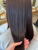 シェノン 西梅田(CHAINON) 髪質改善/くすみブルー入りラベンダー/デジタルパーマ/艶髪