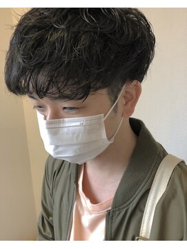 メルト 吉祥寺(melt) 《長谷川》癖毛風ラフパーマ前下りマッシュ刈り上げツーブロック