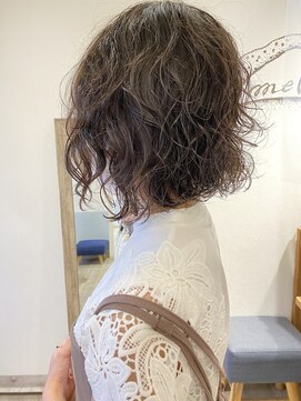 メルト 吉祥寺(melt) 【宮本大輔】抜け感 ゆるふわミディ グレージュ 大人可愛い