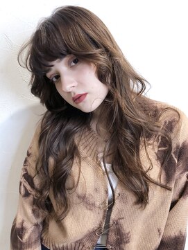 アイティーバイアルバム 藤沢店(IT by ALBUM) ウルフレイヤーロング_カーキグレージュマッシュ_38203