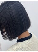 切りっぱなしボブ