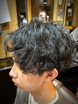 ヒロギンザバーバーショップ 大宮店(HIRO GINZA BARBER SHOP)&nbsp;波巻きスパイラル　波打ちパーマ　大宮　さいたま