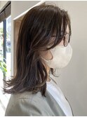 ナチュラル艶カラー × 韓国ヘア