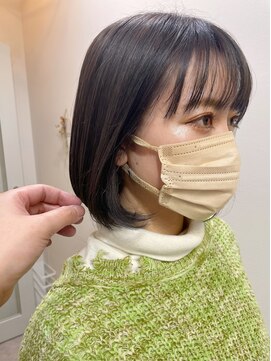 グーフィートーキョー 銀座(Goofy Tokyo) ブリーチ1回/グレージュ/ボブ/ダブルカラー/スターダスト/713