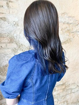 フロール 上大岡(Flor) 【Flor上大岡】*インナーカラー+ネイビー×グレージュ*