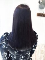 ネオリーブアオバ 高田馬場店(Neolive aoba)&nbsp;アディクシーカラーパープルブラックの透明感カラー