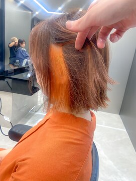 ハルキミナトジャパン センダイ(HARUKI MINATO japan SENDAI) 夏のインナーカラーボブ