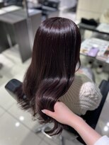ラベンダーブラウン　髪質改善