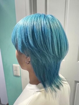 マティーナ ヘアー 池袋(Matina hair) 【水色全体推しカラー】20代30代40代50代