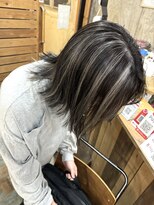 ヘアカロン 熊本本店(Hair CALON)&nbsp;コントラストハイライト/ケアブリーチ/韓国