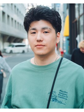 カフ(CAF) CAF河内 メンズパーマ 大人メンズ 20代30代 大阪 心斎橋