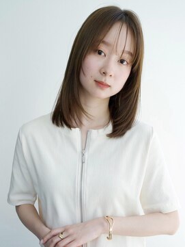 ケーツー エソラ池袋店(K-two) ナチュラル内巻きボブレイヤー*ミディアム*前髪あり*結べるボブ