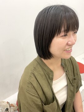 エンドリンク(endlink) 前髪酸性ストレート×ボブヘア