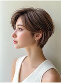 20代30代40代ナチュラル大人可愛ショートスタイル