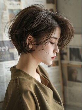 アルトリスト(Altruist Aging×HAIR&SPA) ★ダークアッシュ大人ガーリーボブ着物似合わせカット/髪質改善