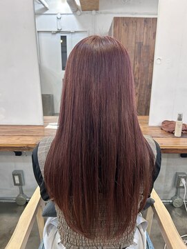 ファルベ(Farbe) 後髪も綺麗に見えるワンカールレイヤーカットラベンダーピンク
