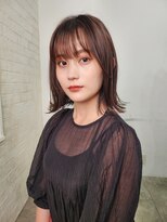ガーランド (Garland)&nbsp;小顔カット/前髪カット/ミディアムヘア/外ハネロブ