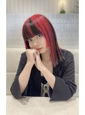 *コントラスト赤黒アンブレラ