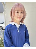 ウルフレイヤー×ピンクベージュカラー
