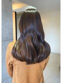 艶感のあるヘアカラー