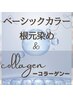 【白髪/根元3cm以内】ベーシックカラー＋コラーゲン