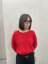 クム 横浜(qumu) 【qumu】ボブ×ブリーチ