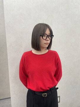 クム 横浜(qumu) 【qumu】ボブ×ブリーチ