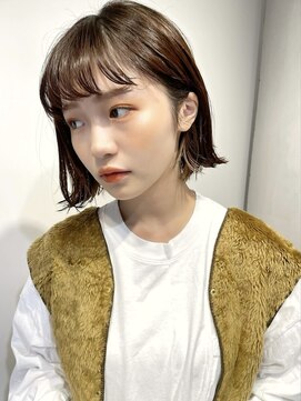 ソト 銀座(soto.) ハイライトカラー/くびれヘア/レイヤーパーマ/ミニボブ[銀座]