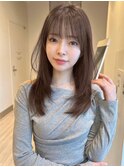 20代30代40代◎韓国ヘアー顔周りレイヤー似合わせカットロブ