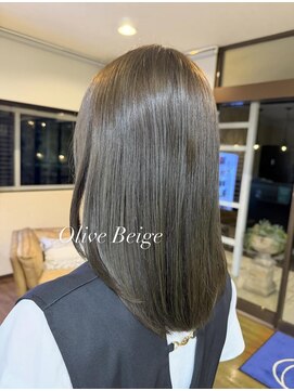 ワイボンドヘアー(Y bond hair) カーキベージュ