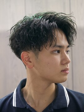 スキルメイト 天神(SKILL MATE) 七三無造作パーマ