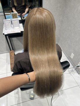 フォルテノエル 静岡鷹匠店(FORTE Noel) 寒色ベージュ/髪質改善/ダブルカラー