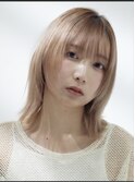 ハイトーンウルフボブ