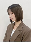 福岡美容室20代30代40代切りっぱなしボブぱつっとボブ
