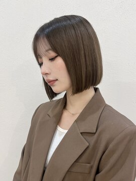 キアラ(Kchiara) 福岡美容室20代30代40代切りっぱなしボブぱつっとボブ