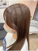 【CORS高崎】ベージュ　ツヤ髪　髪質改善カラー　レイヤーカット