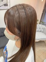 コース(CORS)&nbsp;【CORS高崎】ベージュ　ツヤ髪　髪質改善カラー　レイヤーカット