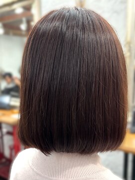 ハテナ(hatena) ボブ×ダークブラウン
