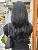 ナフィ バイ エイム 町田店(Nafie by eim) 韓国風ロングウェーブ/ダークグレージュ/地毛風カラー/大人ヘア